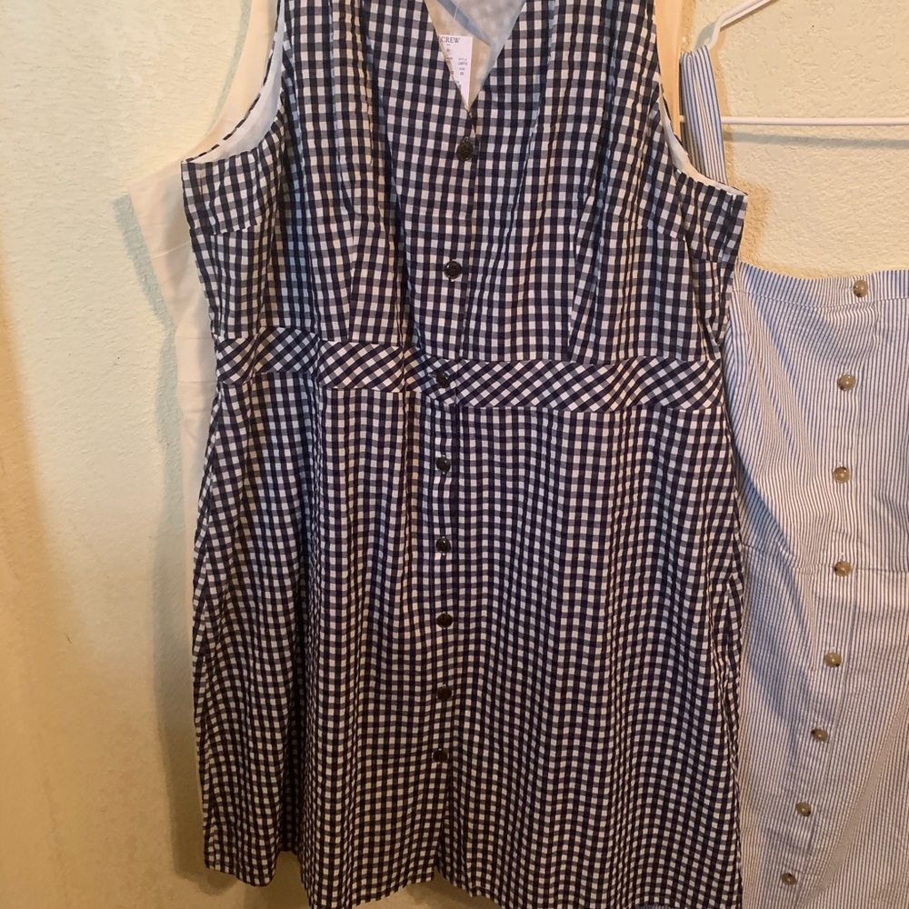 3 New J. Crew size 20 front button dresses - Picture 6 of 8